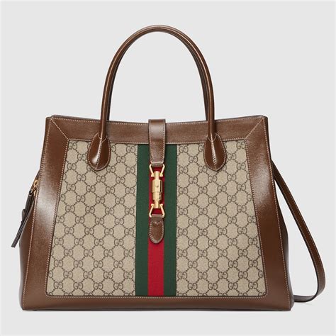 gucci jackie shoulder bag vintage|jackie 1961 large tote bag.